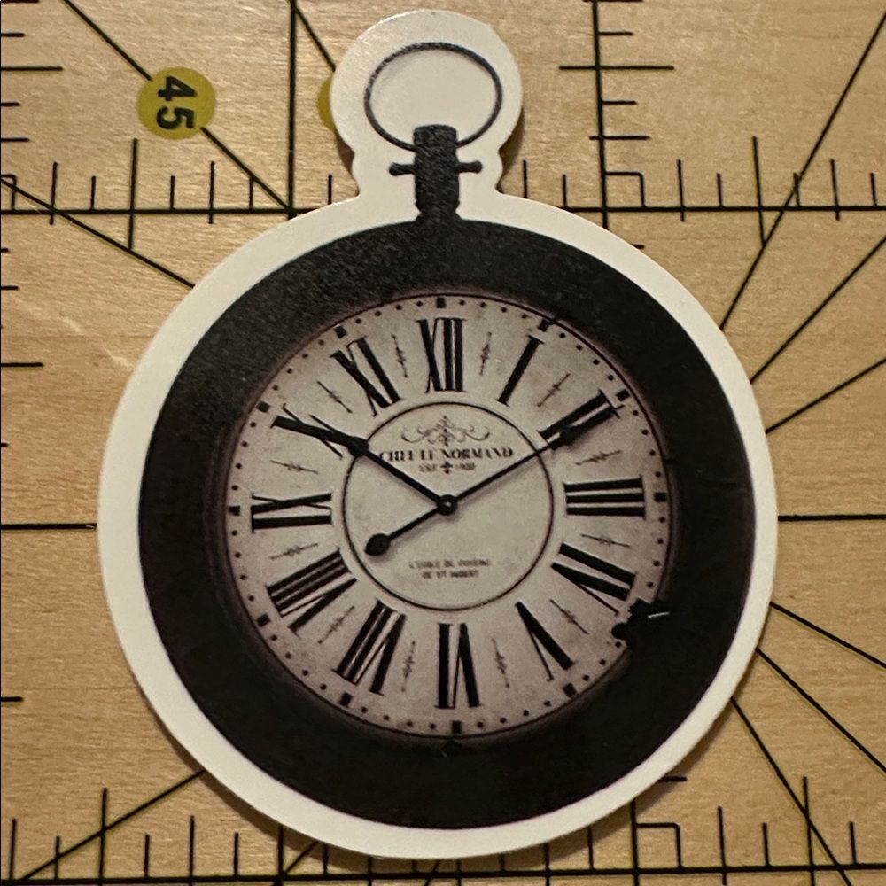 💜13/$13 +Bundle Sticker Sale | Clock Time Watch Waterproof Sticker